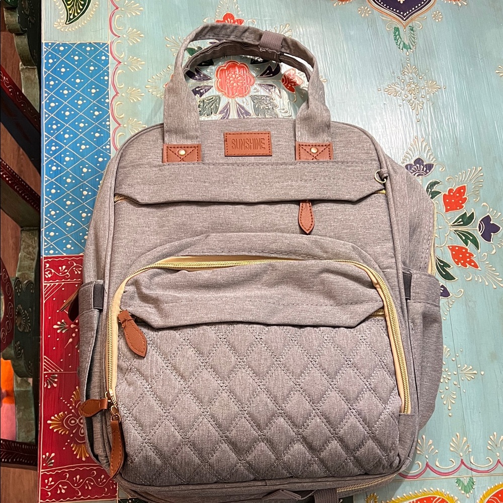 Amazon Gray Baby Bag - Picture 1 of 10